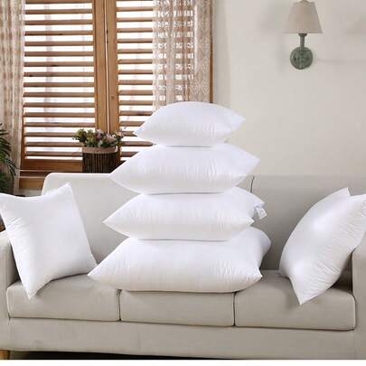 Paquete de 1, 2 o 4 almohadas decorativas, cojines para sofá, ropa de cama y exterior, textiles para el hogar. Relleno suave y esponjoso, ideal para decorar la cama, el sofá, el dormitorio, el coche y viajes. Varios tamaños: 30 x 50, 40 x 40, 45 x 45, 40 x 60, 50 x 50, 60 x 60, 50 x 70 cm.