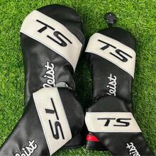 Fundas protectoras para cabezas de palos de golf para híbridos, conductores y maderas de fairway, cubiertas duraderas y a prueba de polvo - Negro - Ver 1