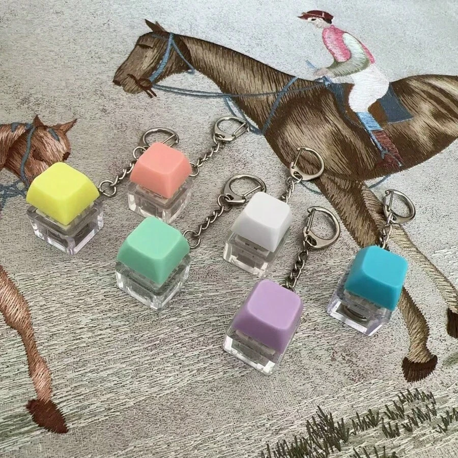1/2/4/6/7 CÁI Bàn phím đồ chơi Fidget Fidget Clicker Bàn phím móc khóa Đồ chơi giải tỏa căng thẳng Quà tặng cho người lớn để giảm căng thẳng giết thời gian (Màu Macaron)
