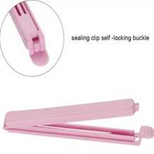 5/10pcs Multi-Color Plastic Bag Sealing Clips - Snack & Chip Storage Clips, 4.7" And 6" Sizes, Easy Grip V-Shape Design, Ensures Airtight Seal, Chip Bag Clips Kitchen Items Kitchen Accessories Kitchen Kitchen Tools