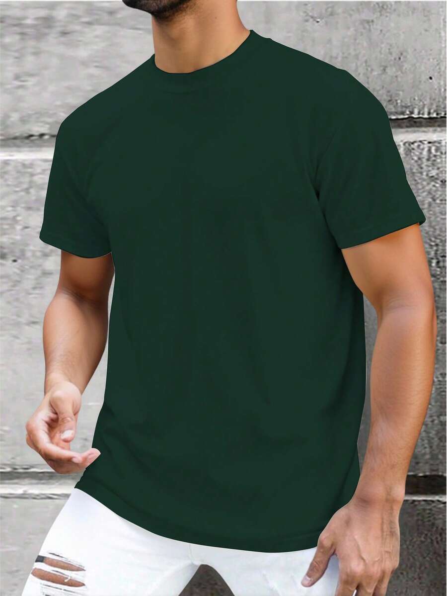 Men T-Shirts - Bottle Green - View 1