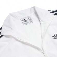 Adidas Originals Áo khoác nam cổ đứng FIREBIRD TT dệt rộng rãi thoải mái JY1328 - Trắng/Đen - Xem 5