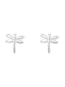 925 Sterling Silver Dragonfly Stud Earrings, Insect Earrings Suitable For Women's Daily Wear, Mother, Girlfriend, Gift For Easter, Valentine's Day - Dragonfly Earrings - View 6