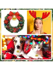 20 chiếc chuông mini, chuông xe trượt tuyết Giáng sinh, đồ trang trí cây thông Noel, chuông leng keng cổ điển, thích hợp để trang trí Giáng sinh và vòng hoa nhỏ, tuyệt vời để trang trí ngày lễ, chuông Giáng sinh, đồ trang trí Giáng sinh, phụ kiện thú cưng tự làm, chuông gió, vòng hoa, lò sưởi, cửa sổ tủ, đồ trang trí treo, phụ kiện đóng gói quà tặng - Nhiều màu - Xem 7