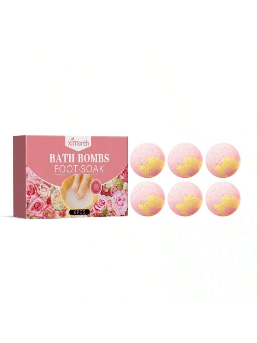 Bola de baño de pies natural (rosa)