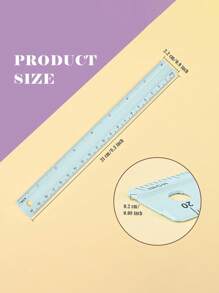 Righello in metallo alluminio Morandi, durevole, adatto per scuola, casa, ufficio, fai da te, strumenti di misurazione per artigianato, uso domestico e ufficio. Tavolozza dei colori Morandi, strumento di misurazione di precisione, durevole, perfetto per scuola, casa o ufficio. Ritorno a scuola