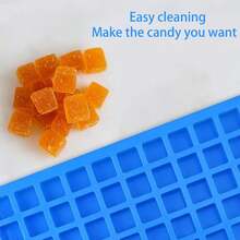 126-Cavity Square Silicone Candy Molds For Chocolate, Gummy, Jelly Candies - Multicolor - View 9