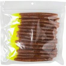 'YUM Baits Co. Dinger 5'' Paquete a Granel de 30' - verde amarillento (Carolina Pumpkin/Chartreuse) - Ver 2