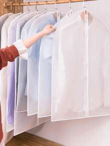 5 件/套悬挂式服装防尘罩袋，全封闭式防护服装罩，适用于家庭衣柜、外套、连衣裙、包包、学校、办公室、家庭、旅行、组织者、存储 - 适合送给女性或男性的礼物 - 多色 - 查看 2