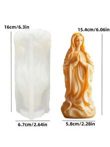 Silicone Candle Mold, Goddess Princess Beard Religious Figure Sculpture Candle Mold, Handmade Craft Molds For Home Decor And Holiday Gifts, Suitable For Study Room And Church Decoration Candles, Perfect For DIY Parent-Child Or Couple Crafting