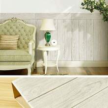 30 片防水泡沫墙贴，3D 木纹设计自粘墙纸，适用于浴室、厨房和简易家居墙面翻新