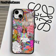 Fundas protectoras con diseño de nave espacial y orificios grandes. Compatibles con phone 16 Pro Max, 16, 15 Pro, 14, 14 Plus, 14 Pro Max, 13, 13 Pro, 12 Pro y 11 Pro. Ideales para cumpleaños y celebraciones. - Negro - Ver 8