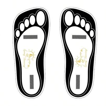 25Pairs50Feets Disposable Stick Spray Tanning Feet Pads Perfect For Preventing Spray Tan Solution, Deluxe Hygienic Spray Tan Feet PadsIdeal For Salons
