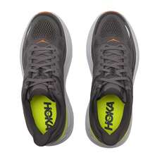 Hoka Bondi 9 男士缓震透气跑鞋，适合长距离公路跑 - 木油灰/沙礫石 - 查看 4