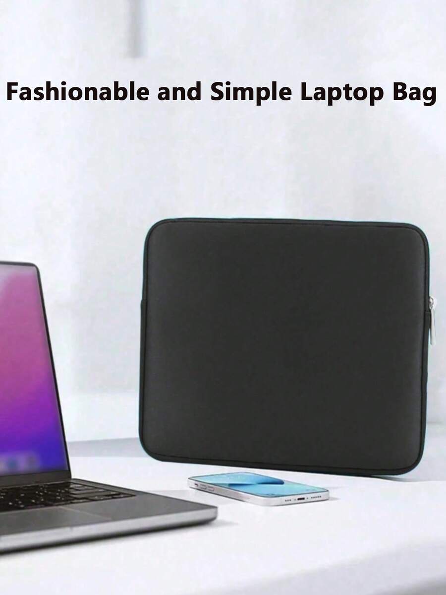 .Fashionable And Minimalist Laptop Sleeve, Suitable For Various Styles Of Laptops And Tablets In 11", 13", 14"/15", With A Minimalist Style Lining Protection.Laptop Bag For Women Mac Book Case College Essentials Back To School Autumn University Essentials Mac Book Case