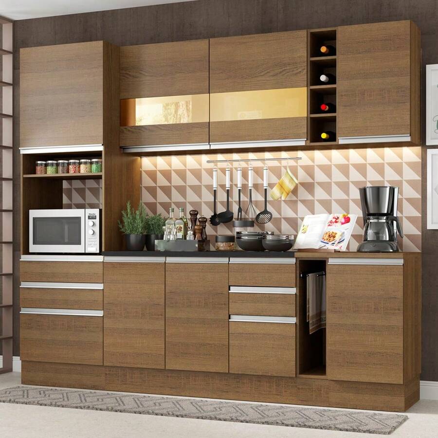 MADESA Baker's Racks - Brązowy - Zobacz 1