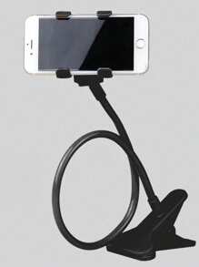 1pc 360° Rotatable Phone Stand, Spiral Base For Bedside Or Bed, Slouchy Person Essential, Hands-Free, Perfect For Binge-Watching Before Bed