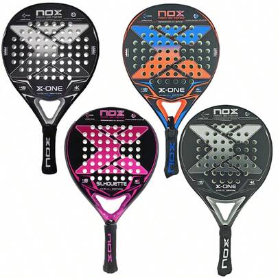 Raqueta de tenis de fibra de carbono NOX 2025, fibra de carbono 3K, espuma EVA, modelo profesional de alta gama, opción ideal para entusiastas del deporte, regalo de vacaciones