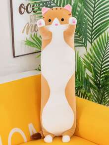 50厘米可爱猫咪毛绒长抱枕卡通毛绒动物猫咪毛绒玩具柔软玩偶枕头儿童女孩礼物 - 彩色 - 查看 8