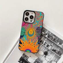 Funda protectora para phone con diseño de nave espacial amarilla, con orificios grandes. Compatible con phone 16 Pro, 16, 15 Pro, 14, 14 Plus, 14 Pro, 13, 13 Pro, 12 Pro y 11/11 Pro. Regalos para cumpleaños y celebraciones. - Negro - Ver 1