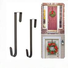 1 pezzo Supporto per ghirlanda per porta d'ingresso, gancio per ghirlanda da appendere sopra la porta, decorazioni per Ognissanti, gancio per ghirlanda per appendere decorazioni natalizie, pasquali, autunnali, cartello di benvenuto, decorazioni natalizie, decorazioni per la stanza in inverno