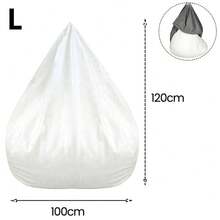 1/2 piezas de repuesto para sofá interior sin relleno, extraíble y lavable, interior de puf para sofá de dormitorio y sala de estar - 70x80cm - Ver 10