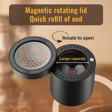 Charcoal Oud 2-In-1 Electric Incense Burner Type-C Portable Burner Aoma Diffuser For Car - Multicolor - View 10