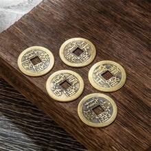 50 Chinese Feng Shui Coins, Lucky Wealth Coins, Lucky Coins, Healthy Wealth Coins, Decorative DIY Craft Accessories, Good Luck Comes (In Any Style And Color) - Multicolor - View 11