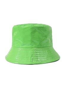 1 pieza Sombrero de cubo de unicolor para mujer, gorra para senderismo con protección UV, ajustable, accesorio de moda para viajes diarios, playa, festivales - sombrero de cubo - Ver 18
