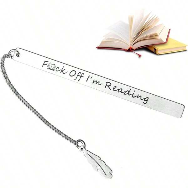 Funny Bookmark For Women Men Metal Bookmarks With Interesting Rude Words 'F… Im Reading' Stainless Stell Book Marks Present For Book Lovers Readers Best Friends Birthday Graduation Christmas Gifts