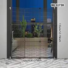 Pet Gate Fence Isolation Door Barrier Dog Fence Blocking Board Anti-Dog Indoor Dog Barrier Stair Railing Teddy Fence - Multicolor - View 8