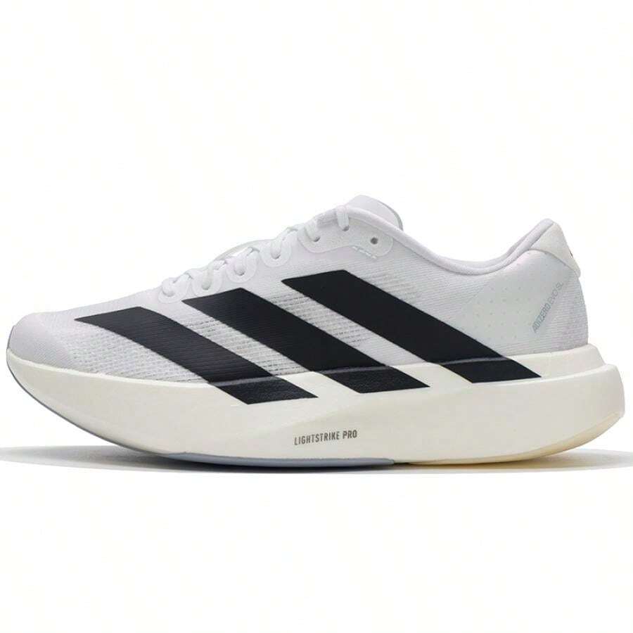 Adidas Giày chạy bộ ADIZERO EVO SL W, Giày chạy bộ thể thao nhẹ, đệm êm dành cho nữ JH6208 - Trắng/Đen - Xem 1