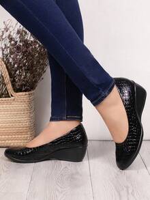 Women Wedges & Flatform - Black - View 3