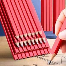 6 chiếc, 12 chiếc. Bút chì vẽ lõi đen, Bút chì thợ mộc hình bát giác lớn dùng cho kỹ thuật, Bút chì đánh dấu thợ mộc hình phẳng có thể tùy chỉnh - Nhiều màu - Xem 3