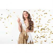 2 Packs It's My Birthday Sash For Women,Black And White Sashes With Gold And Rose Gold Writing. - Multicolor - View 6