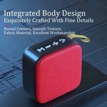 Bluetooth Speaker, Mini Speaker, High-Fidelity Stereo | Wireless 5.3 | Compact Outdoor Audio System | Supports TF Card/AUX Input | Suitable For Hiking, Cycling, Camping, Beach Parties And Party Gifts | Compatible With Smartphones, TVs, Tablets And Other Devices - one-size - View 4
