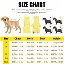 狗狗雨衣，防水防风，适合小型、中型、大型、超大型犬，反光透气全身速干雨衣 - 彩色 - 查看 7