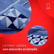 Toalla de Medio Baño 140 cm x 70 cm | Suave y Absorbente, 400 g | Con Diseños Bordados en Múltiples Colores | Ideal para Toda la Familia - Caqui - Ver 5