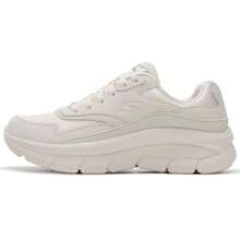Skechers Giày thường ngày Modern D'LUX Series dành cho nữ, Giày nhẹ dành cho nữ khi đi du lịch và chơi thể thao cự ly ngắn, 158590-OFWT - sữa - Xem 1