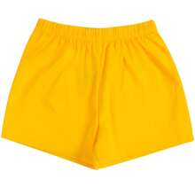 Conjunto Infantil Menina Verão Blusa Meia Malha e Short Moletinho Confortavel Elegante Kyly 1000986 - Azul Marinho - Visão 9