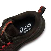 Asics TRABUCO TERRA 3 男士跑步鞋，缓震抓地支撑通勤鞋，舒适低帮越野跑徒步休闲鞋，1011C152-200 - 軍綠色/紅色 - 查看 5