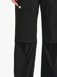 Women's Waterproof Windproof Hiking Cargo Pants – Outdoor Softshell Trousers With Drawstring Hem, Convertible Straight-To-Jogger Fit, Scratch-Resistant Abrasion-Proof, Lightweight Camping Shell For Spring Fall Trekking, Jogging, Backpacking, Weekend Leisure & Travel