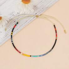 1 chiếc vòng tay hạt cườm nhiều màu phong cách Bohemian có thể điều chỉnh - Nhiều màu - Xem 12