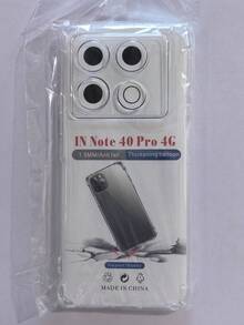 1 pieza Funda transparente anti-caída de cuatro esquinas, adecuada para teléfonos inteligentes de la serie /INFINIX/, funda de teléfono transparente anti-caída de cuatro esquinas, funda de teléfono, cubierta protectora de teléfono, carcasa de teléfono, funda de teléfono, funda de teléfono anti-caída, funda de teléfono transparente, funda de teléfono minimalista, funda de teléfono de unicolor, funda de teléfono transparente, funda de teléfono TPU anti-caída (anti-caída de grado militar)