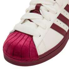 Adidas Superstar II Low-Top Sneakers, Lightweight, Comfortable, Minimalist, Retro, Suitable For Campus, Commute, Street, Casual Wear - Hanyu White/dark Red - View 9