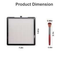 ibubu Nail Dust Collector Filter 2 Pack Nail Dust Suction Collector Replacement Filter With Nail Dust Brush For Electric Nail Dust Collector Machine Nail Salon Dust Extractor - trắng - Xem 2