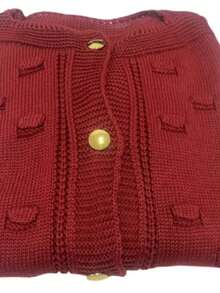 Winter Coat Knitted Cold Weather Blouse Cardigan Style Casual Party Knitwear Women's Clothing - 陸地海岸 - 查看 3
