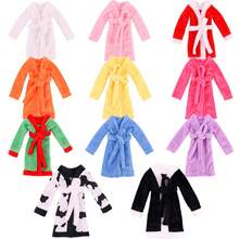 Fit For 30cm Doll Christmas Shelf Doll Clothes, Solid Color Pajamas & Robe Series, Roleplay Dress Up, Holiday Gift (Doll Not Included)