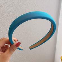 1pc Fabric Candy-Colored Hairband For Girls With Frizzy Hair - Simple High-Top Sponge Hair Accessory, Home Beauty Women Accessory Gifts, Hair Hoop