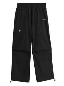 Women's Waterproof Windproof Hiking Cargo Pants – Outdoor Softshell Trousers With Drawstring Hem, Convertible Straight-To-Jogger Fit, Scratch-Resistant Abrasion-Proof, Lightweight Camping Shell For Spring Fall Trekking, Jogging, Backpacking, Weekend Leisure & Travel